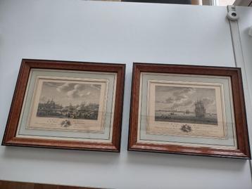 2 Gravures van Nicolas Ozanne (zie foto’s & omschrijving) beschikbaar voor biedingen