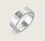 Bague LOVE de Cartier en or gris 750 / 18 carats Taille 58., Bijoux, Sacs & Beauté, Bagues, Gris, 20 ou plus grands, Femme ou Homme