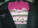 2 zwarte jeansbroeken en gilet Name -  it in maat 140, Kinderen en Baby's, Ophalen of Verzenden, Zo goed als nieuw, Meisje, Broek