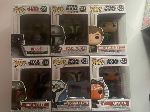 Lot de 6 Funko Pop Star Wars, Collections, Star Wars, Comme neuf, Enlèvement ou Envoi