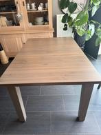 Een uitschuifbare tafel met 4 stoelen (Ikea), Huis en Inrichting, Tafels | Eettafels, Ophalen, Gebruikt