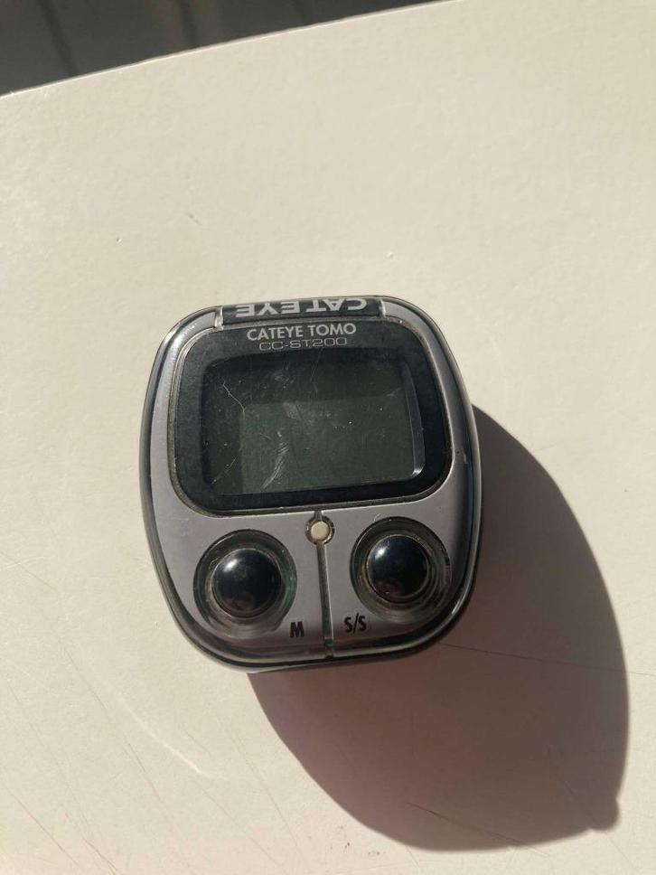 Cateye tomo CC-ST,200, Fietsen en Brommers, Fietsaccessoires | Fietscomputers, Gebruikt, Ophalen