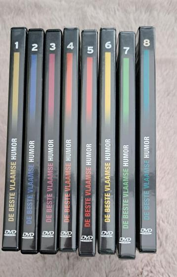 8 dvd's De beste vlaamse humor beschikbaar voor biedingen