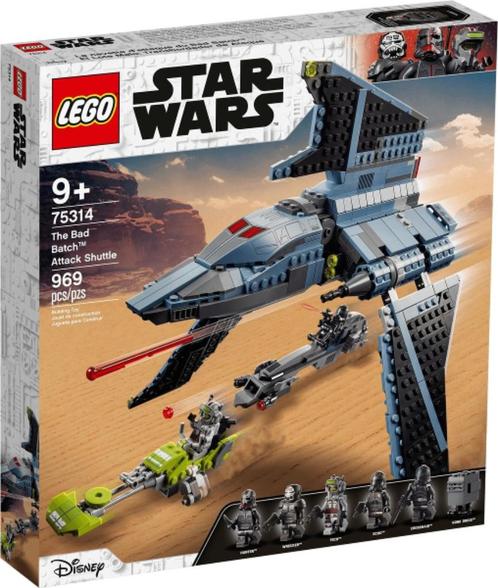 LEGO 75314 The Bad Batch Attack Shuttle, Kinderen en Baby's, Speelgoed | Duplo en Lego, Nieuw, Lego, Complete set, Ophalen of Verzenden