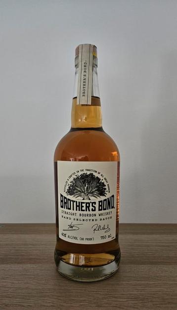 Brother’s Bond Straight Bourbon beschikbaar voor biedingen