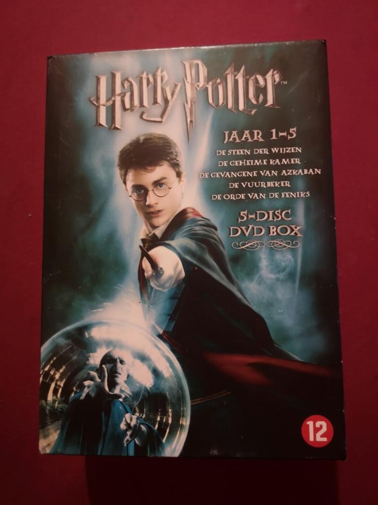 Harry Potter 1-5, Cd's en Dvd's, Dvd's | Tv en Series, Zo goed als nieuw, Ophalen of Verzenden