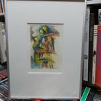 Aquarelle M. Dequidt, Antiek en Kunst, Kunst | Schilderijen | Modern, Ophalen of Verzenden