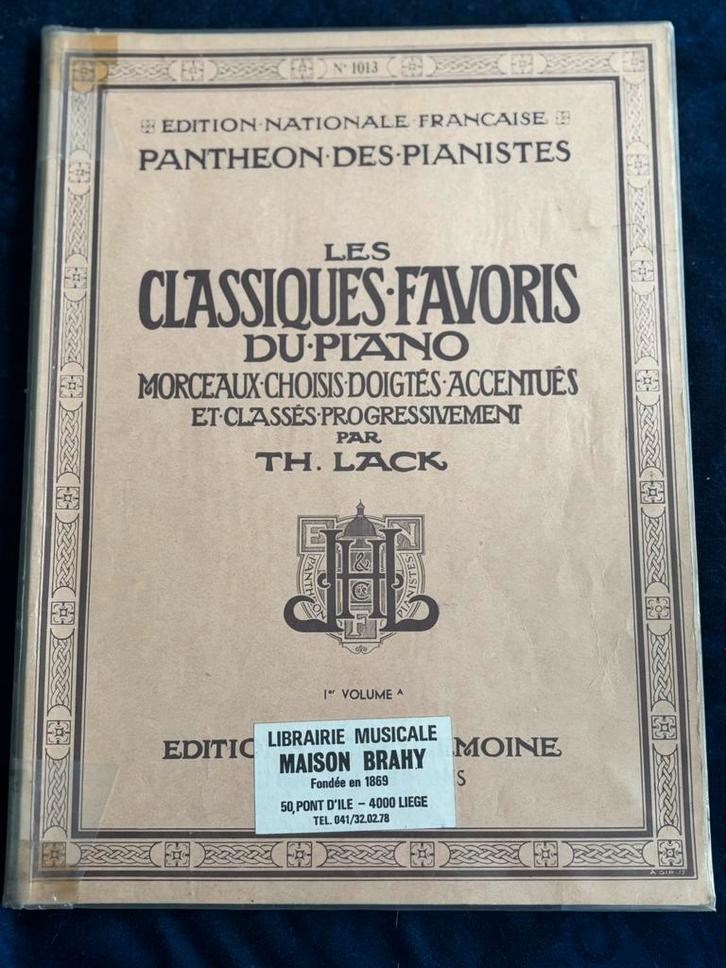 « Les Classiques Favoris du Piano », Muziek en Instrumenten, Bladmuziek, Gebruikt, Les of Cursus, Klassiek, Piano, Ophalen of Verzenden