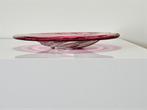 plat/bol en verre VSL rose vintage, Antiquités & Art, Enlèvement ou Envoi