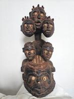 grand masque cimier Igala du Nigeria en bois, Antiquités & Art, Art | Art non-occidental, Enlèvement ou Envoi