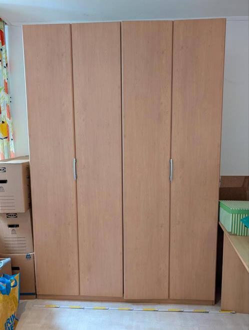 Kleerkast, Huis en Inrichting, Kasten | Kleerkasten, Gebruikt, 200 cm of meer, 100 tot 150 cm, 50 tot 75 cm, Met deur(en), Overige houtsoorten