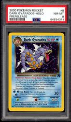 Dark Gyarados Holo [Pré-sortie] PSA 8 - 8/82 - Team Rocket, Envoi, Comme neuf, Cartes en vrac, Foil