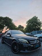 MERCEDES-BENZ C180 BREAK 9G-TRONIC//NAVI-CAMERA-LEDER-PDC, Auto's, Achterwielaandrijving, 4 cilinders, 1600 cc, Zwart