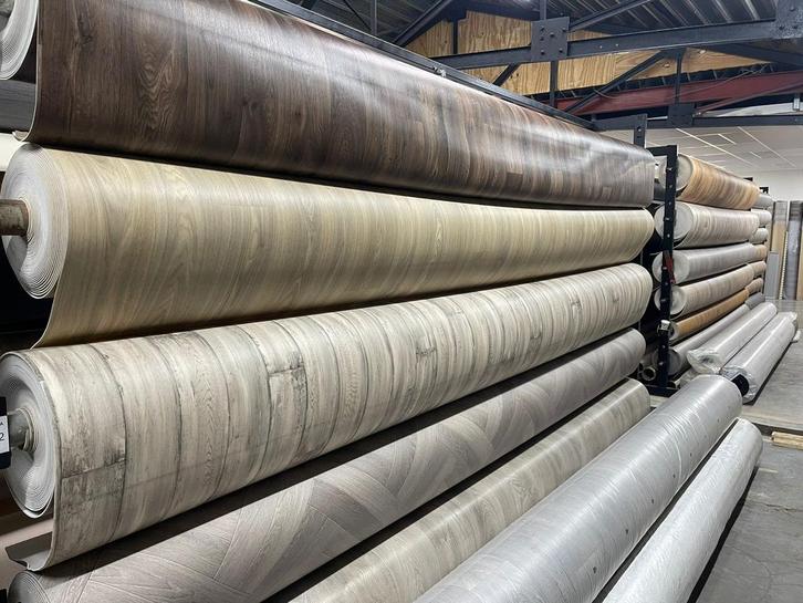 Vinyl vloerbekleding 4m breed, Huis en Inrichting, Stoffering | Tapijten en Vloerkleden, Nieuw, Ophalen