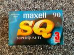 Maxell SQ 90 Audio cassettes 3-pack, Cd's en Dvd's, Cassettebandjes, Ophalen of Verzenden, Nieuw in verpakking