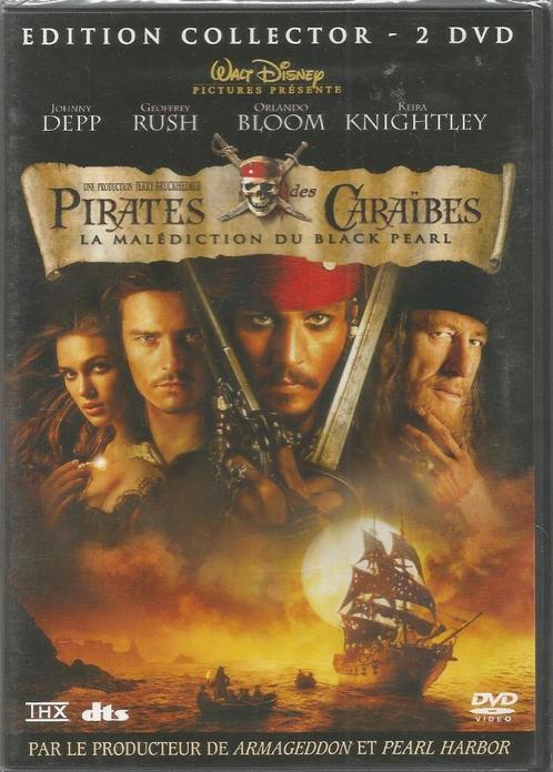 pirates des caraibes : la malédiction du black pearl, Cd's en Dvd's, Dvd's | Avontuur, Nieuw in verpakking, Boxset, Alle leeftijden