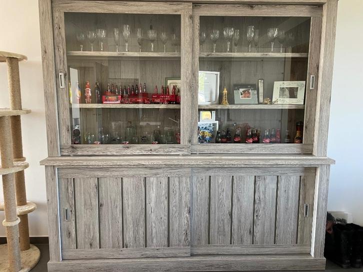 Complete Eetkamerset + salontafel + tv-meubel, Huis en Inrichting, Complete eetkamers, Zo goed als nieuw, 4 tot 6 stoelen, Ophalen