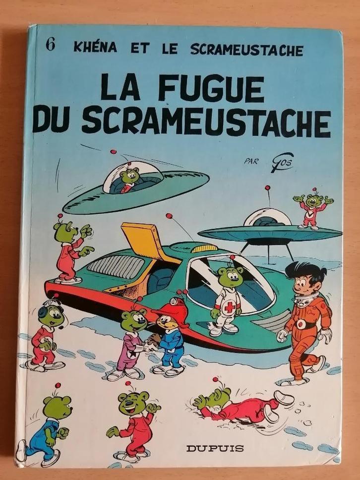 BD La Fugue du Scrameustache de Gos E.O. 1978, Boeken, Stripverhalen, Eén stripboek, Ophalen of Verzenden