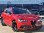 Alfa Romeo Stelvio 2.2 MJD ATX Veloce TVAC 160CV PANO LED AC, Auto's, Alfa Romeo, Gebruikt, 4 cilinders, Leder, Bedrijf