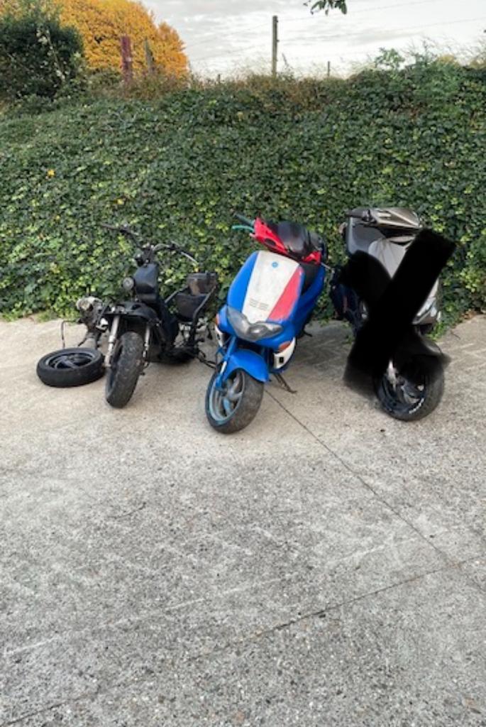 2x gilera runner IN ONDERDELEN, Kinderen en Baby's, Speelgoed | Buiten | Skelters, Zo goed als nieuw, Motor, Ophalen