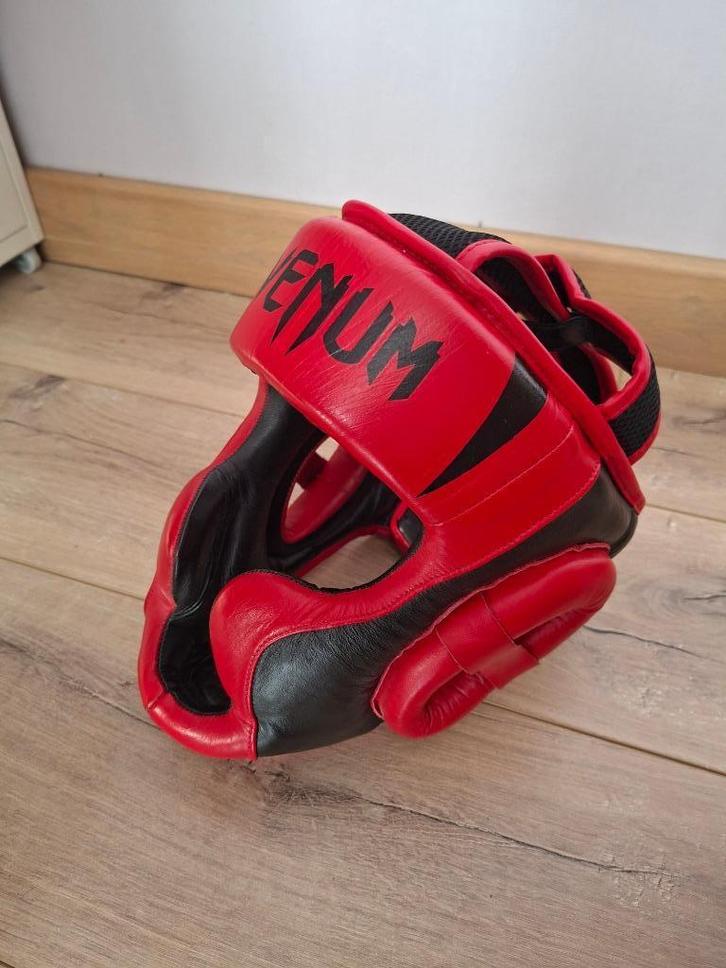 Bokshelm Venum  Absolute 2.0 - Red Devil - Nappa Leather, Sport en Fitness, Boksen, Zo goed als nieuw, Bokshelm, Ophalen