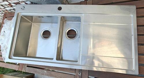 Spoelbak blanco, Huis en Inrichting, Keuken | Keukenelementen, Gebruikt, Minder dan 100 cm, 100 tot 150 cm, 50 tot 75 cm, Ophalen