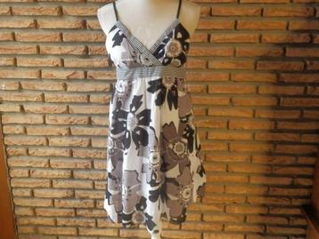 (116)- robe femme t.40 noire et blanc - k.woman - beschikbaar voor biedingen