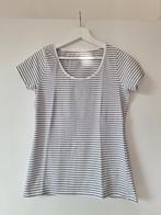 T-shirt met streepjes Zeeman (maat 42), Zeeman, Wit, Maat 42/44 (L), Ophalen of Verzenden