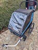 Remorque de vélo Thule Courier inclus kit chien, Comme neuf, 20 à 40 kg, Remorque pour chien, Pliable