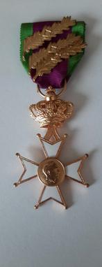 Leopold III Veteranenkruis met palmbomen, Ophalen of Verzenden