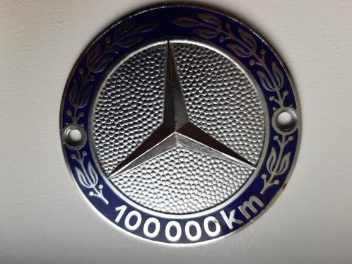 Vintage badge Mercedes 100000km, Auto-onderdelen, Overige Auto-onderdelen, Mercedes-Benz, Nieuw, Ophalen of Verzenden
