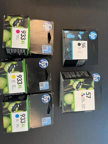 Cartouche HP 933 xl / 56 / 57  beschikbaar voor biedingen
