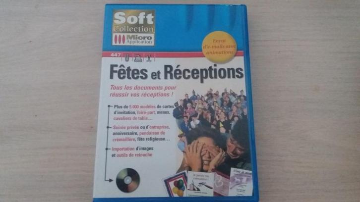 Logiciel fêtes et réceptions, Informatique & Logiciels, Logiciel d'Édition, Comme neuf, Windows, Enlèvement ou Envoi