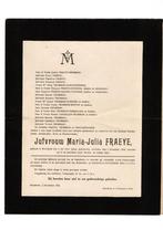 22 doodbrieven jaren '30/ '50 Ingelmunster, Meulebeke,Hulste, Verzamelen, Bidprentjes en Rouwkaarten, Ophalen of Verzenden