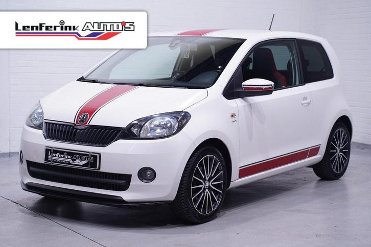 Skoda Citigo 1.0 Greentech Sport Navi Cruise PDC Stoelverwar, Auto's, Skoda, Bedrijf, Citigo, ABS, Airbags, Airconditioning, Alarm