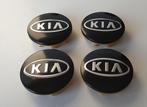 KIA Zwarte Naafdoppen / Naafkappen 59mm set van 4 stuks, Verzenden, Nieuw