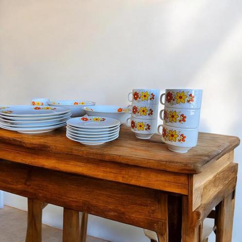 Vintage servies Winterling Marktleuthen Bavaria jaren 70, Huis en Inrichting, Keuken | Servies, Gebruikt, Compleet servies, Ophalen of Verzenden