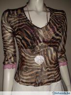 3-DELIG EXCLUSIEF LINGERIESET MET TOP, Ophalen, Bruin, BH