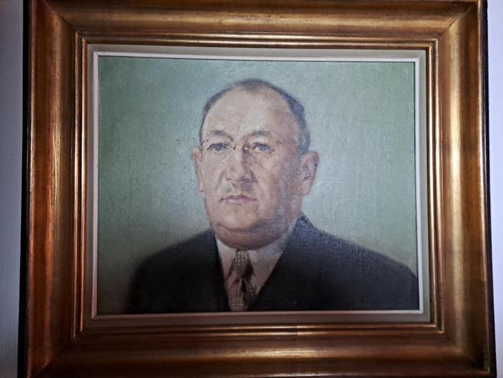 Broeder Max, schilderij, boeken, Antiek en Kunst, Kunst | Schilderijen | Klassiek, Ophalen