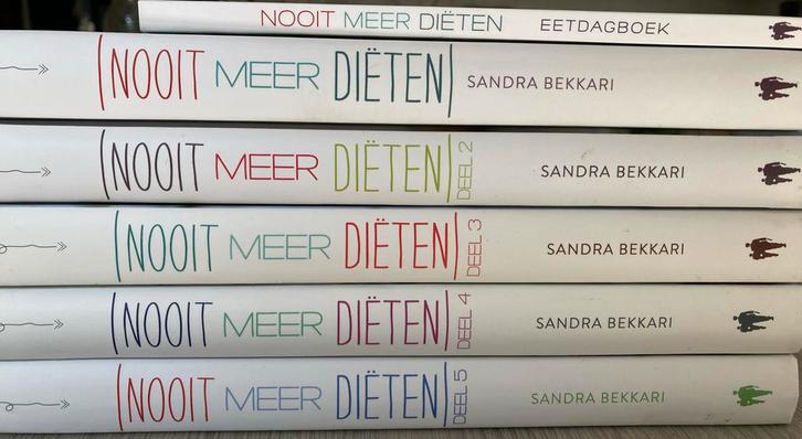 Nooit meer diëten 1-5 + eetdagboek, Boeken, Kookboeken, Ophalen of Verzenden