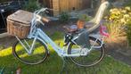 Damesfiets met kinderstoeltje, Fietsen en Brommers, Fietsen | Dames | Damesfietsen, Ophalen, Gebruikt, Gazelle, Versnellingen