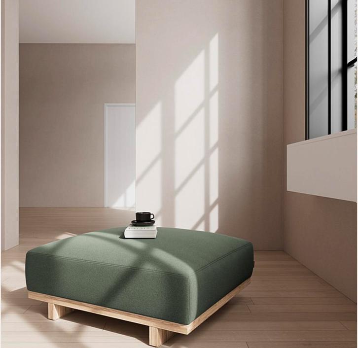 Poef / voetbank, Huis en Inrichting, Zetels | Voetbanken en poefs, Stof, Ophalen