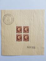 Blok 1. 1924. Postfris. Albert I, type Montenez., Postzegels en Munten, Koninklijk huis, Orginele gom, Ophalen of Verzenden, Zonder stempel