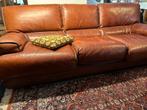 Lounge in buffelleer, Huis en Inrichting, Zetels | Zetels, Ophalen, Gebruikt, Overige maten, 150 tot 200 cm