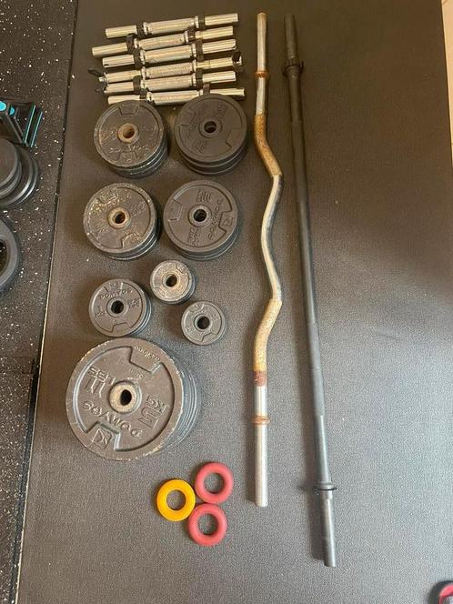 Poids et haltères de musculation, Sport en Fitness, Fitnessmaterialen, Zo goed als nieuw, Dumbbell, Armen, Benen, Borst, Buik