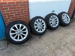 Originel Audi velgen met nieuwe  banden 225/55/R17, Auto-onderdelen, Banden en Velgen, Ophalen, Velg(en)