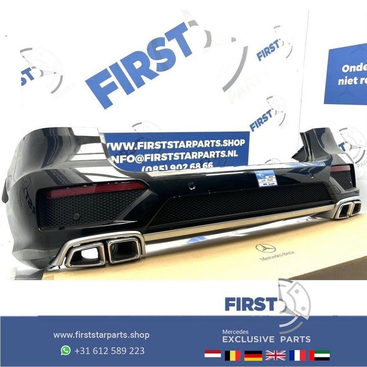 A1668855325 W166 ML63 AMG ACHTERBUMPER COMPLEET A1668855425, Autos : Pièces & Accessoires, Carrosserie & Tôlerie, Pare-chocs, Mercedes-Benz
