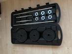 Domyos halterset 50kg kit, Sport en Fitness, Ophalen of Verzenden, Gebruikt, Halterset