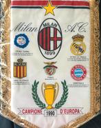 KV Mechelen AC Milan Milaan 1990 kwartfinale unieke vaandel, Verzamelen, Sportartikelen en Voetbal, Ophalen of Verzenden, Zo goed als nieuw