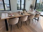 Eettafel 8 personen, Ophalen, Eikenhout, 200 cm of meer, 50 tot 100 cm